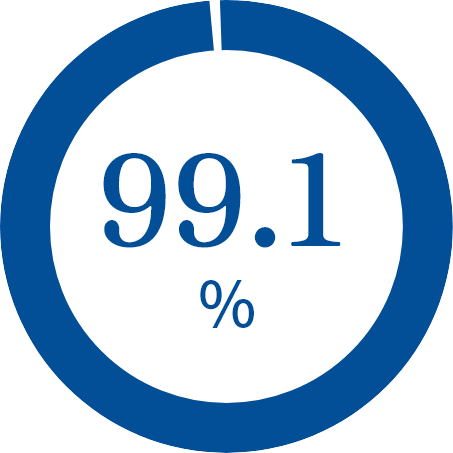グラフ｜99.1%