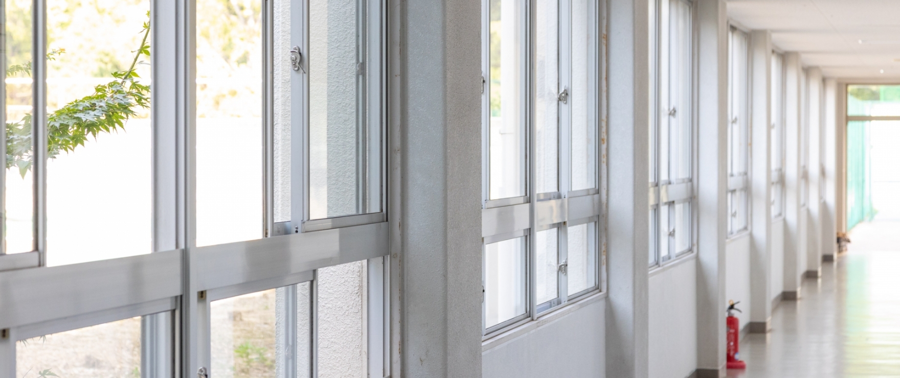 学校の廊下の写真